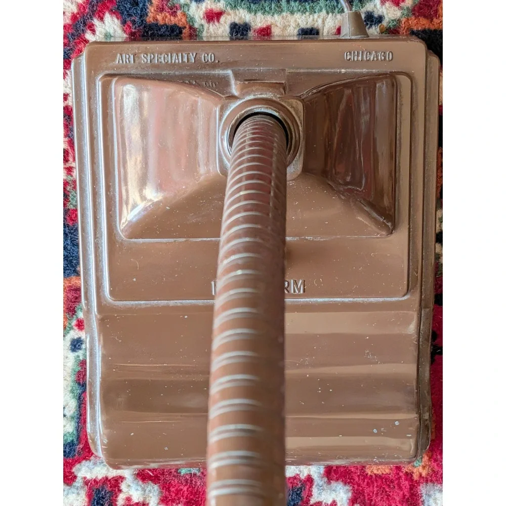 Vintage‎ Arts Specialty Co Chicago Gooseneck Desk Fluorescent Lamp Brown 18